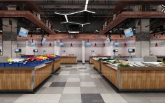 農貿市場改造如何處理效果圖制作的難點？