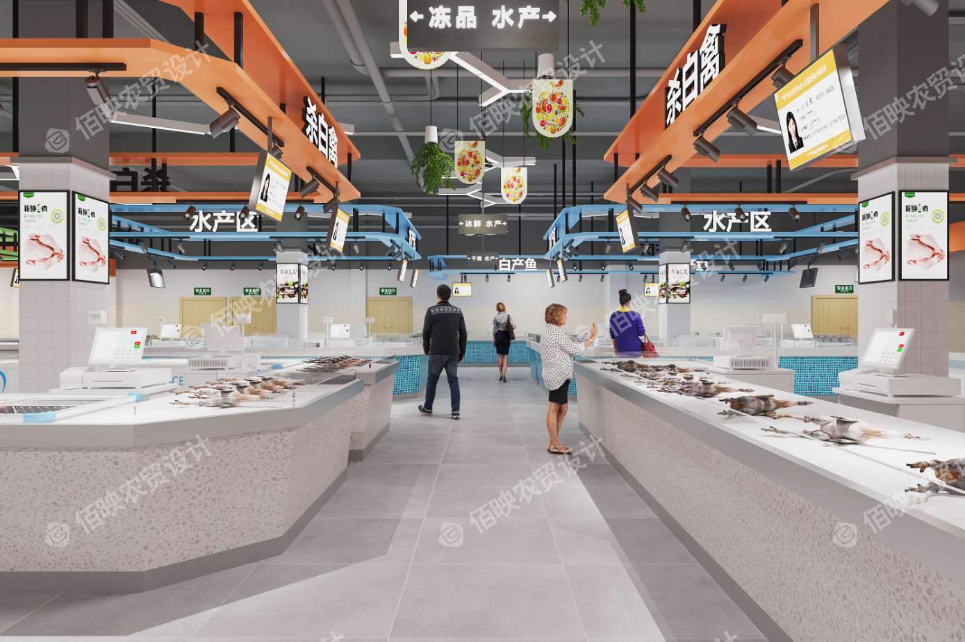 農貿市場燈光設計