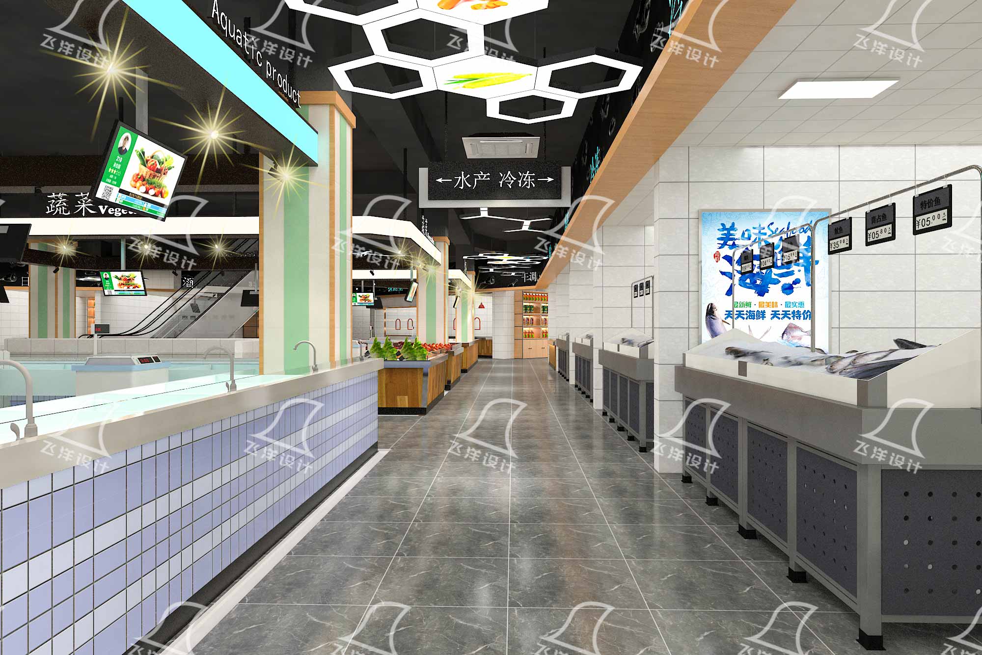 菜市場設計:六大攤位的不同特色與設計考量