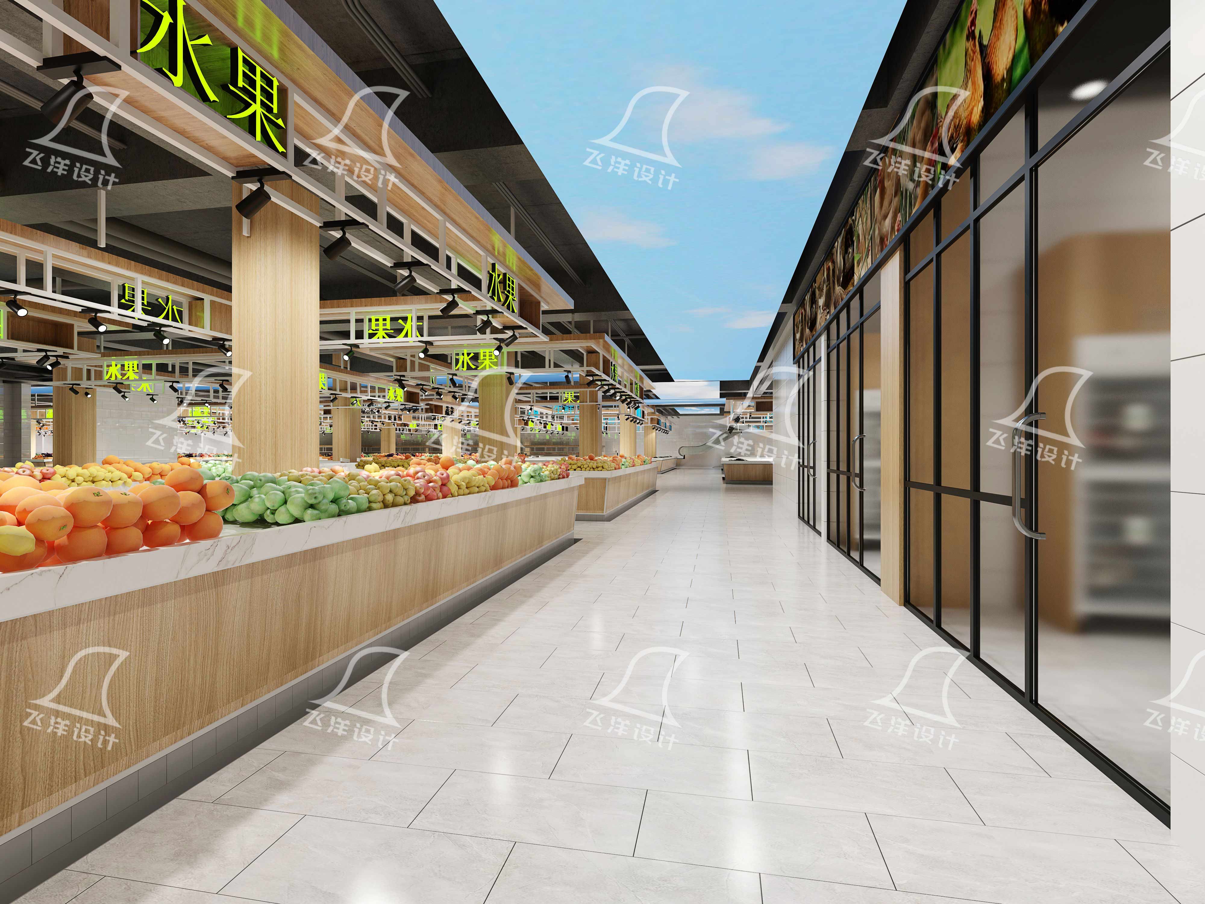 工業風格菜市場設計的獨特之處在哪里?