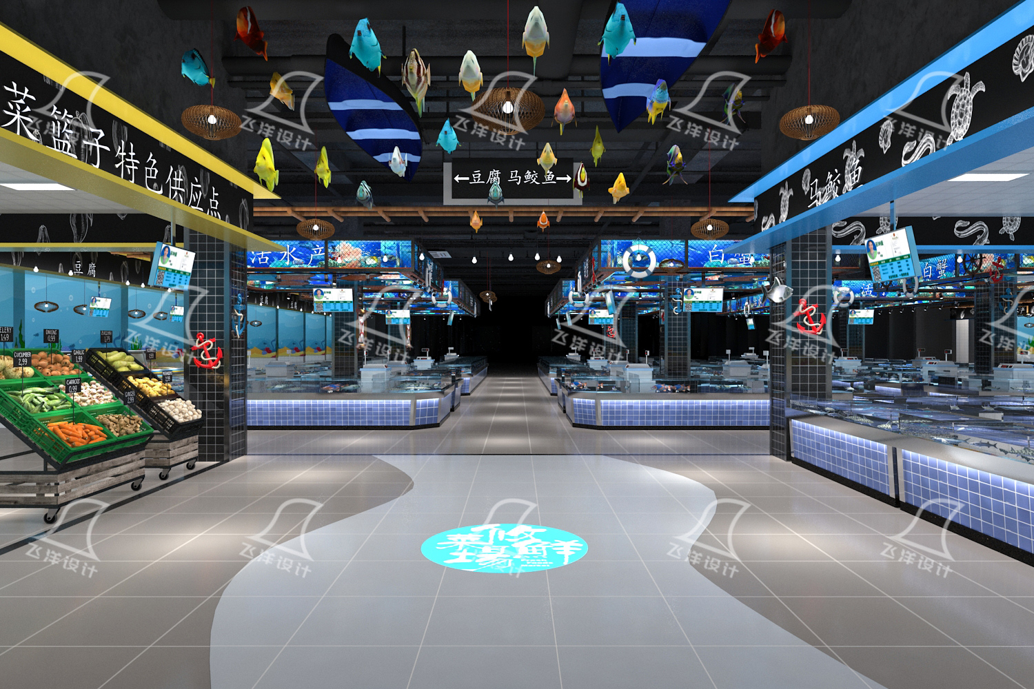 農貿市場設計:品牌化與文旅融合打造網紅市場