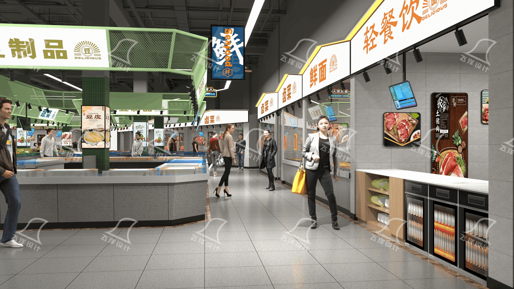 農(nóng)貿(mào)市場(chǎng)攤位設(shè)計(jì)